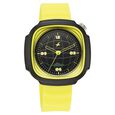 Fastrack Hype Adventure Quartz Analog Black Dial Yellow Silicone Strap Watch For Guys - image number 2