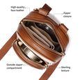 Tan Color Block Sling - image number 9