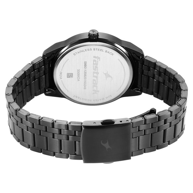 Buy Online Fastrack Stunners Quartz Analog Black Dial Black