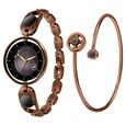 Fastrack Pulse Quartz Analog Black Dial Metal Strap Watch For Girls - image number 2