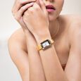 Vyb Diva By Fastrack Quartz Analog White Dial Metal Strap Watch For Girls - image number 6