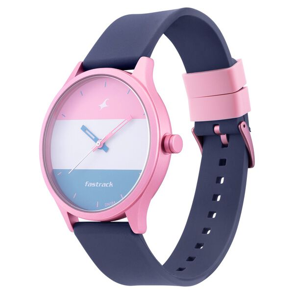 Fastrack Topicals Quartz Analog Multicoloured Dial Silicone Strap Unisex Watch - image number 2