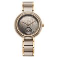 Fastrack Oceanyx - Ceramic Quartz Analog Black Dial Two Toned Strap Watch For Girls