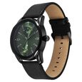 Vyb Drift By Fastrack Quartz Analog Green Dial Leather Strap Watch For Guys - image number 3