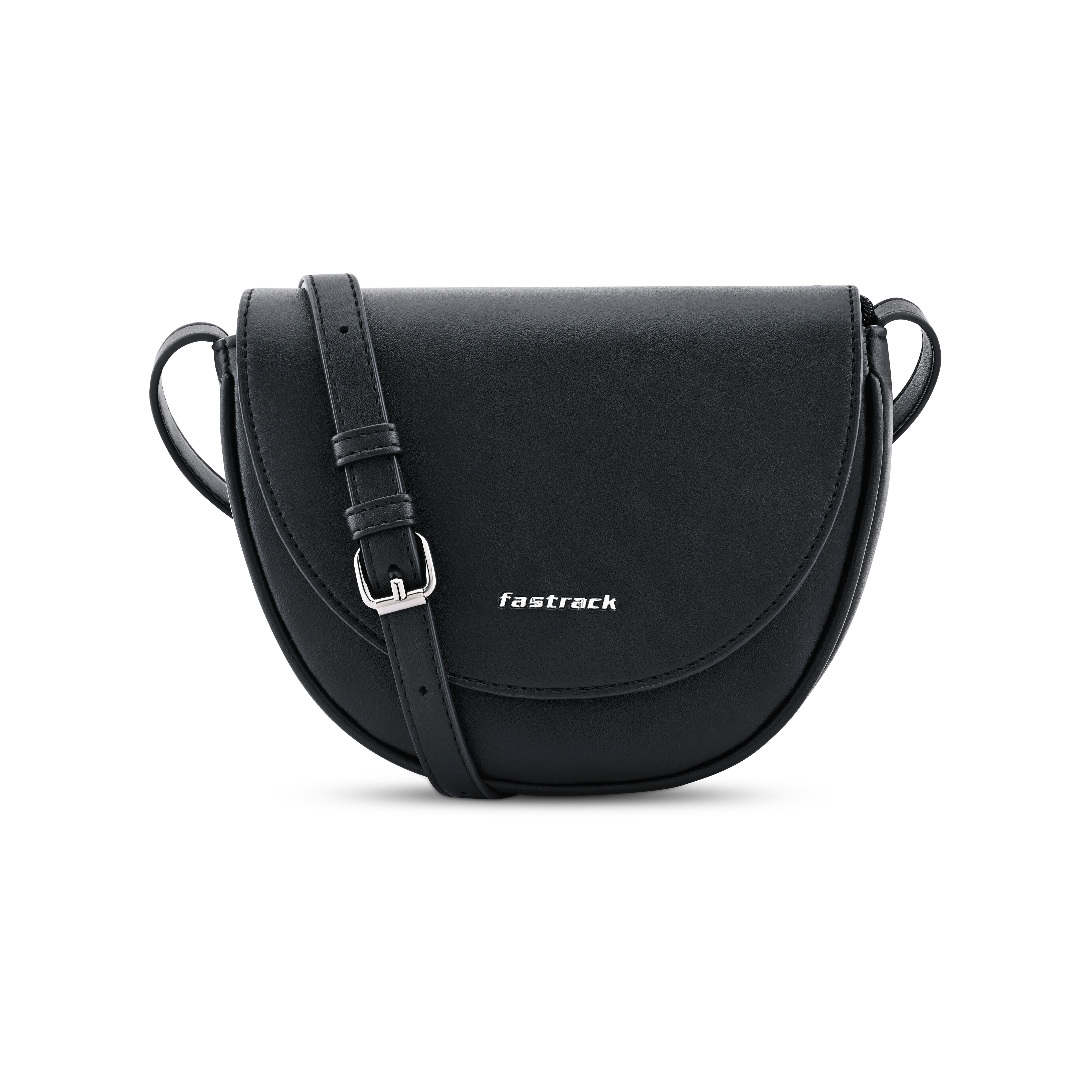 Buy Online Half Moon Chic Sling Bag f244slsms07bk1 p Fastrack