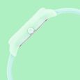 Fastrack Monochrome Quartz Analog Green Dial Silicone Strap Watch for Girls - image number 3