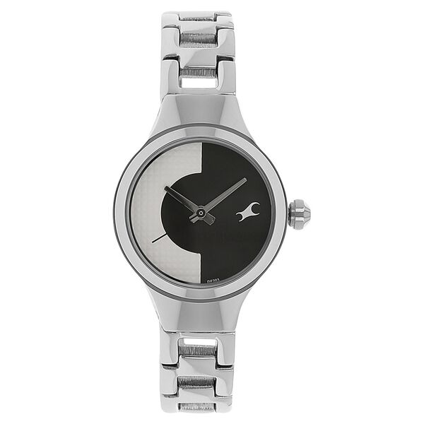 Fastrack Quartz Analog Bicolour Dial Metal Strap Watch for Girls - image number 0