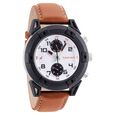 Fastrack Modular Quartz Analog White Dial Leather Strap Watch for Guys - image number 0
