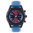 Fastrack Modular Quartz Analog Blue Dial Leather Strap Watch for Guys - image number 1