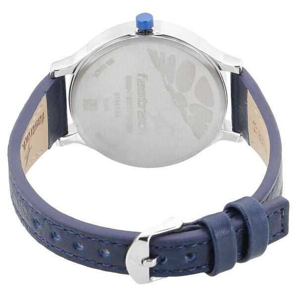 Fastrack Loopholes Quartz Analog White Dial Leather Strap Watch for Girls - image number 3
