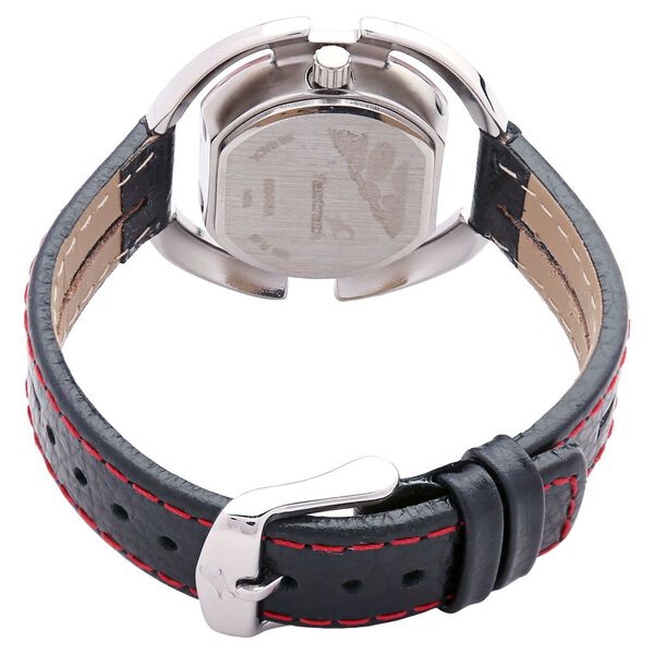 Fastrack Quartz Analog Black Dial Leather Strap Watch for Girls - image number 2