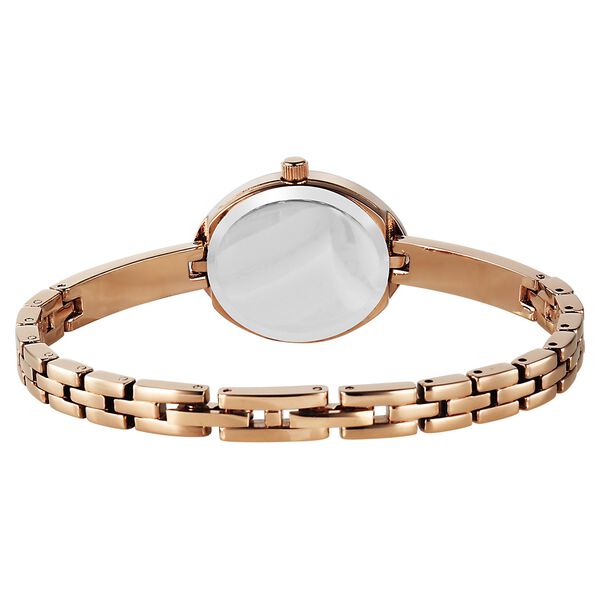 Vyb Luna By Fastrack Quartz Analog Blue Dial Rose Gold Metal Strap Watch For Girls - image number 5
