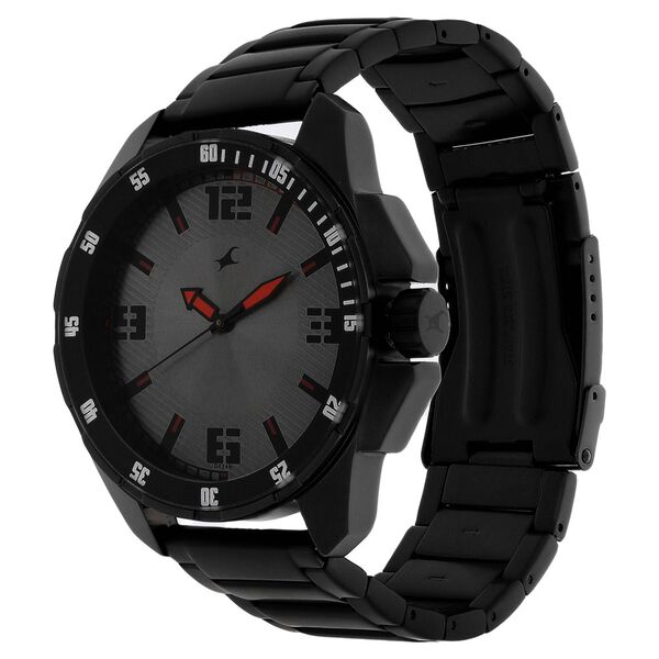 Fastrack Quartz Analog Grey Dial Stainless Steel Strap Watch for Guys - image number 1