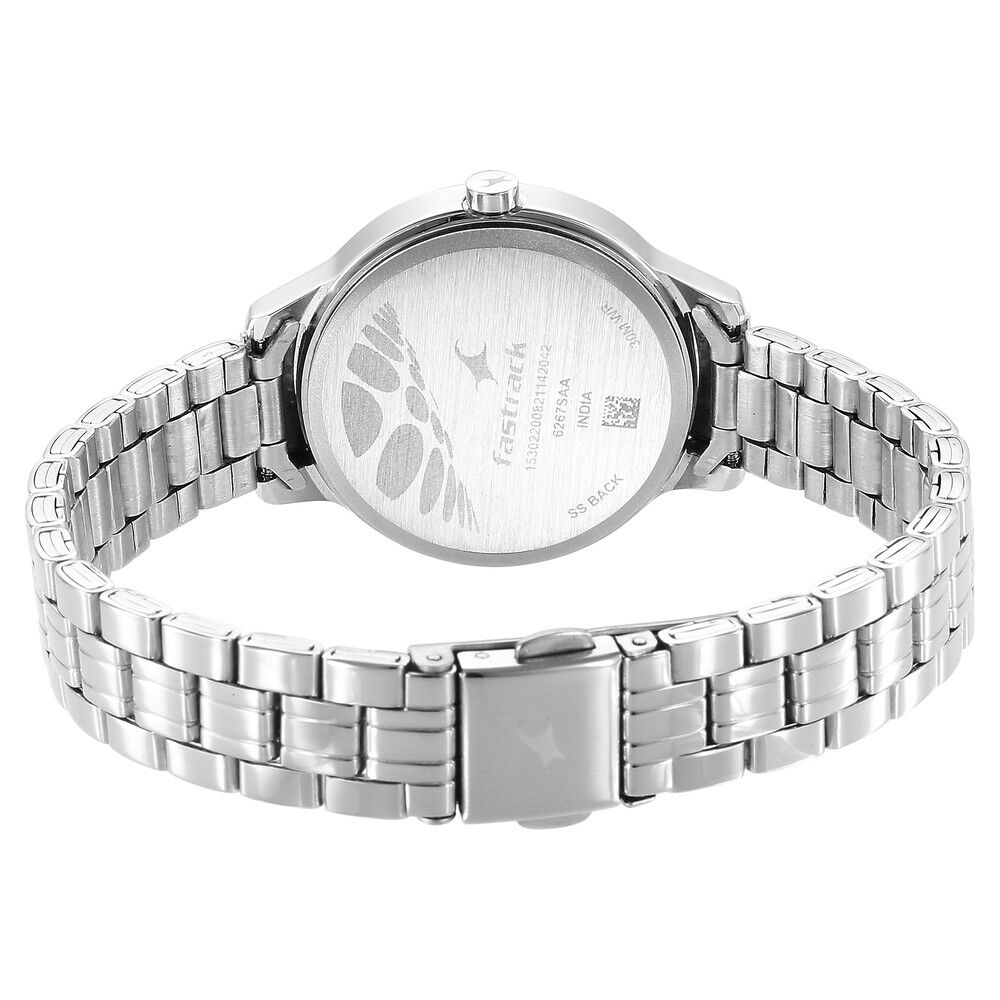 Fastrack watch ss back online 30m wr