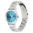 Fastrack Tropical Waters Quartz Analog Green Dial Metal Strap Watch for Girls - image number 2