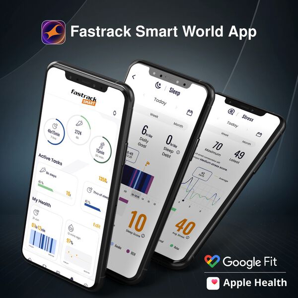 Fastrack Optimus 2 Pro 3.63 cm AMOLED, Advanced Blazing Fast UI, AOD, Metal Case, IP68, Working Crown Smartwatch - image number 6