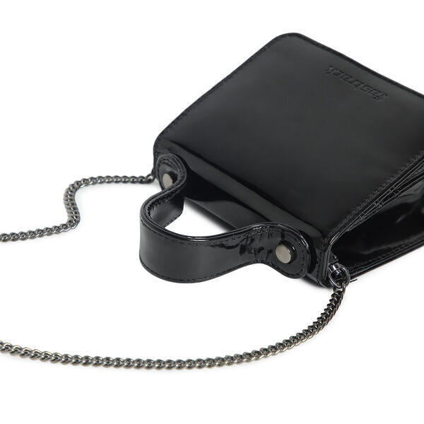 Fastrack Micro Clutch for Women | Stylish Micro Clutch with Chain Strap | Premium Clutch with Multiple Pockets made of High-Quality Faux Leather (Black) - image number 4