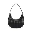 Black Quilted Luxe Shoulder Bag - image number 0