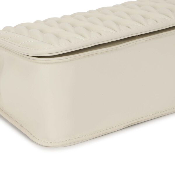 Quiltgrid white shoulder bag - image number 7