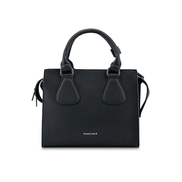 Fastrack Structured Satchel in Black - image number 2