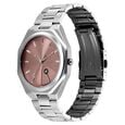 Fastrack 9 to Fine Analog with Salmon Pink Dial Metal Strap Watch for Guys - image number 2