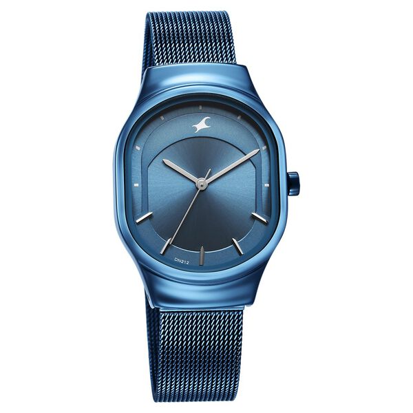 Fastrack Snob X Blue Dial Stainless Steel Strap Watch for Girls - image number 1