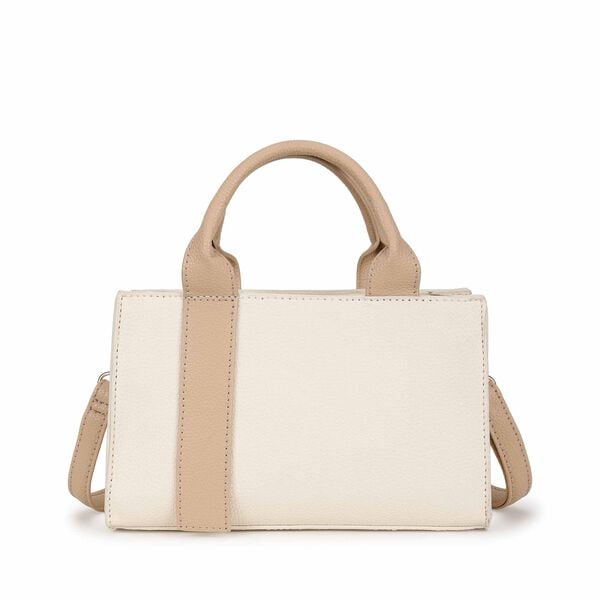 Chic beige satchel - image number 4