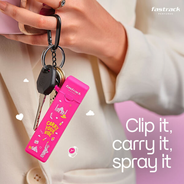 Fastrack Discovery Perfume for Women | Best for travel & for gift | 8 ml x 4 Premium Scents- Girl Boss, Lush, Celeb & Wander | Fresh & Woody | 32 ml - image number 2