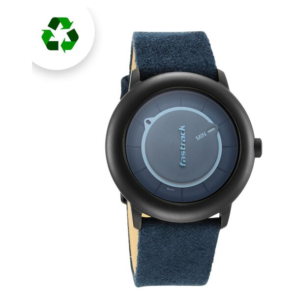 Fastrack Revibe Quartz Analog Blue Dial Fabric Strap Watch for Guys - image number 1