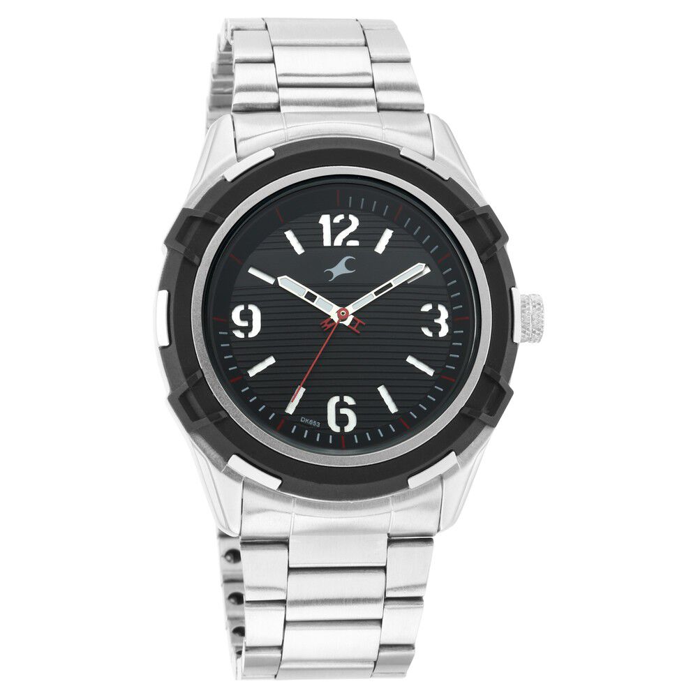 Buy Online Fastrack Fastfit Quartz Analog Black Dial