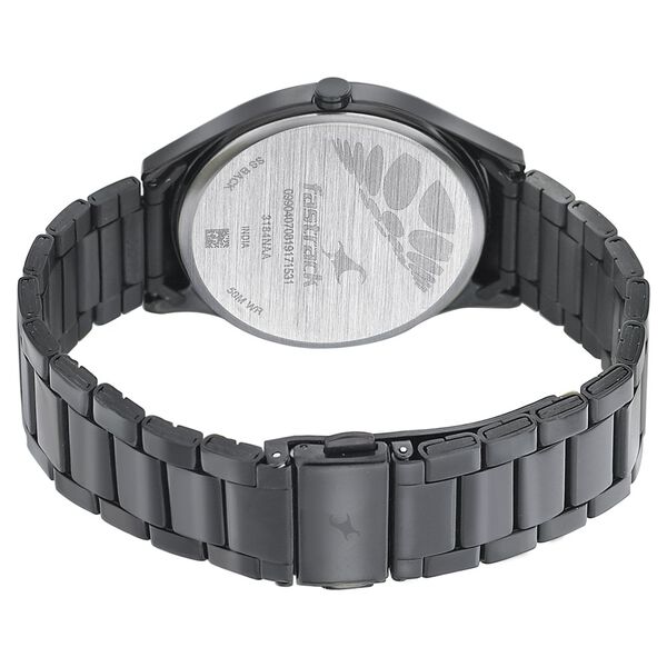 Fastrack Space Rover Quartz Analog Brown Dial Stainless Steel Strap Watch for Guys - image number 4