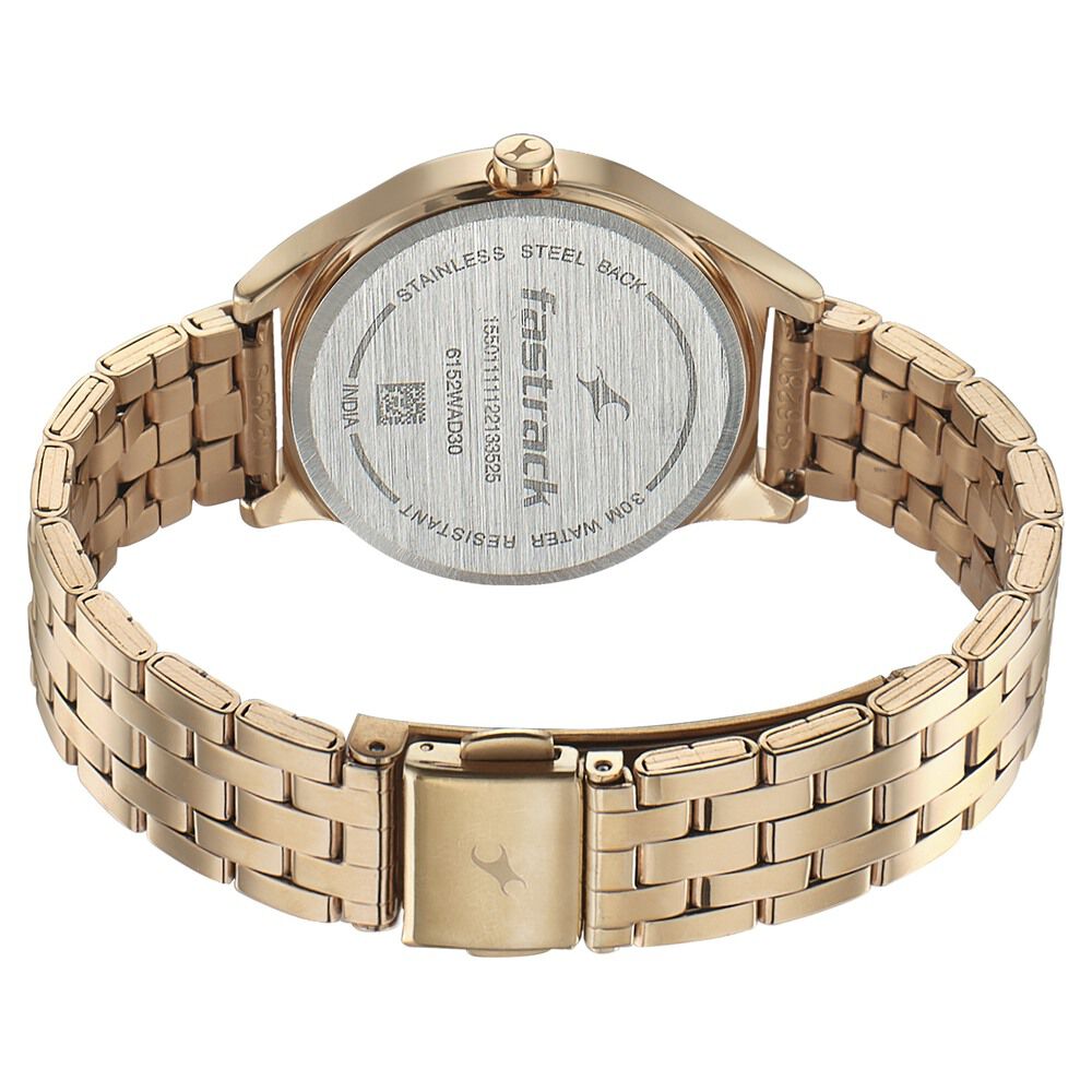 Fastrack watch top golden colour