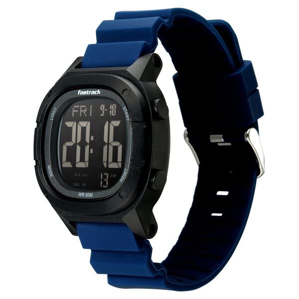 Fastrack StreetStyle Unisex Jet Blue Digital Watch - image number 2