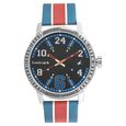 Fastrack Varsity Quartz Analog Black Dial Leather Strap Watch for Guys - image number 0