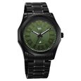 Vyb Horizon By Fastrack Quartz Analog Green Dial Metal Strap Watch For Guys - image number 1