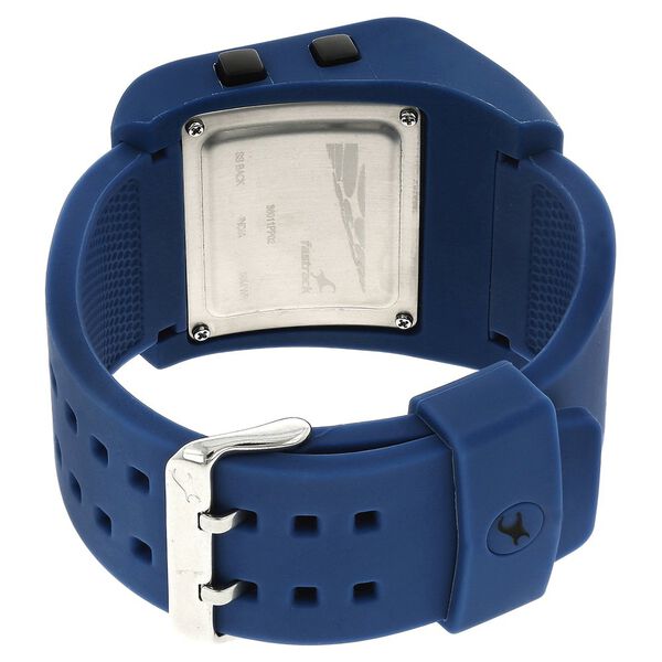 Fastrack Digital Grey Dial Silicone Strap Watch for Guys - image number 3
