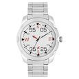 Fastrack Road Trip Quartz Analog White Dial Stainless Steel Strap Watch for Guys - image number 0