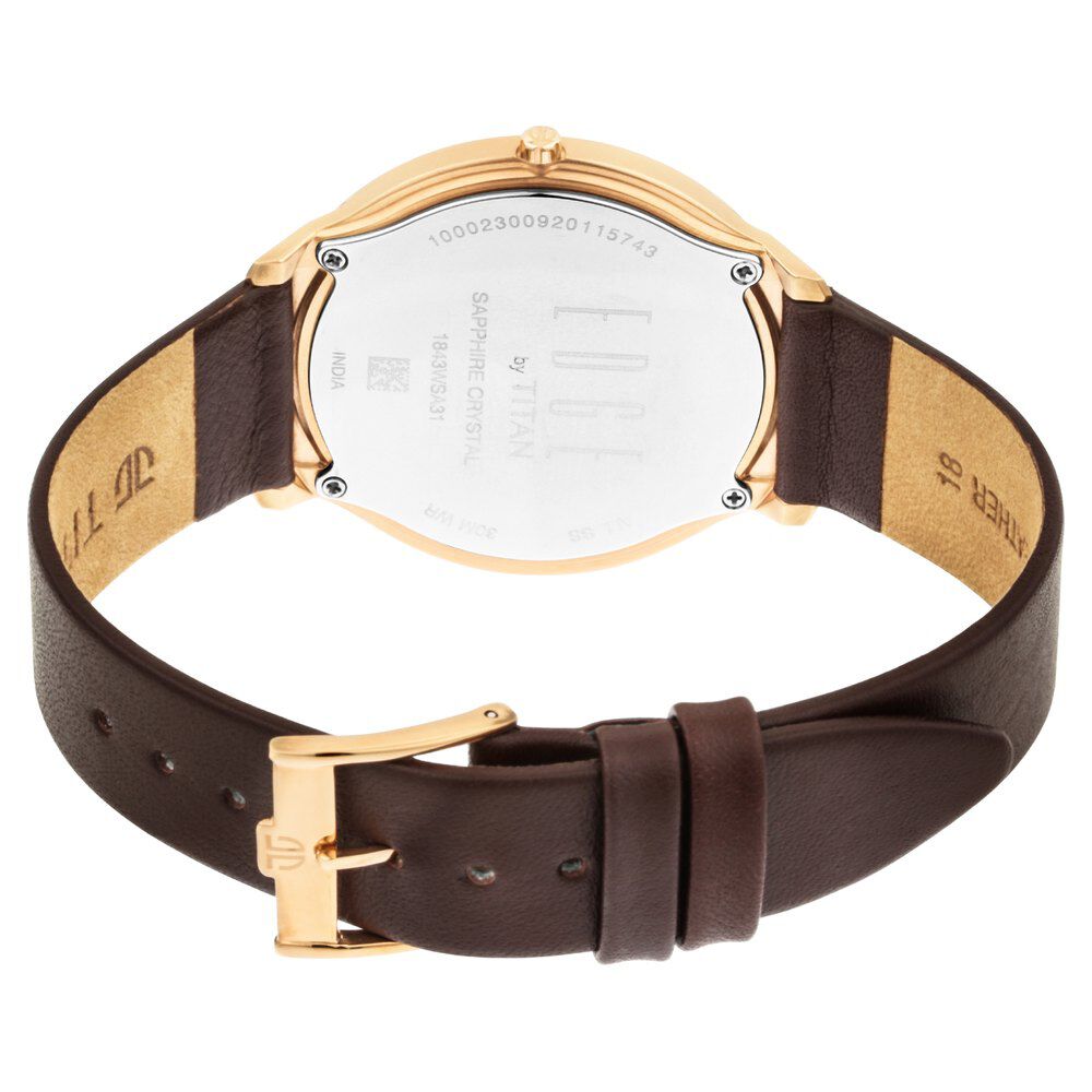 Titan wrist watch belt top