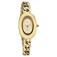 Vyb Mirage By Fastrack Quartz Analog Golden Dial Golden Metal Strap Watch For Girls - image number 1
