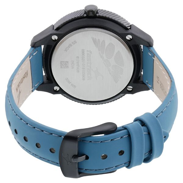 Fastrack Modular Quartz Analog Silver Dial Leather Strap Watch for Girls - image number 4