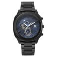 Fastrack Kronos Guys Chronograph Watch With Date Black Dial & Brown Leather Strap
