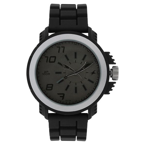 Fastrack Quartz Analog Grey Dial Plastic Strap Watch for Guys - image number 0