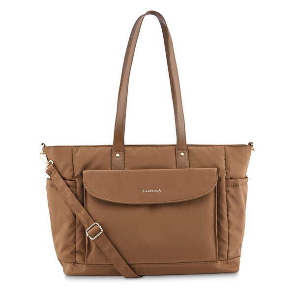 Fastrack All-Day Nylon Tote in Tan - image number 1