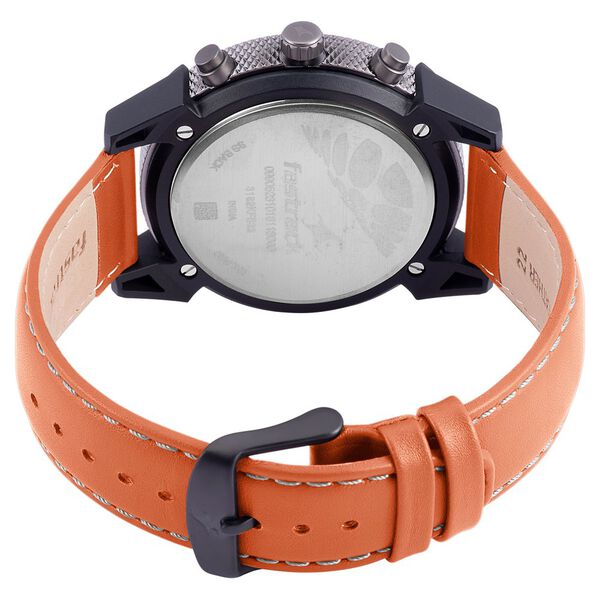 Fastrack Modular Quartz Analog Anthracite Dial Leather Strap Watch for Guys - image number 4
