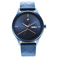 Fastrack Style Up Quartz Analog with Day and Date Blue Dial Leather Strap Watch for Guys - image number 2