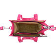 Fastrack Faux Leather Zipper Satchel in Pink - image number 7