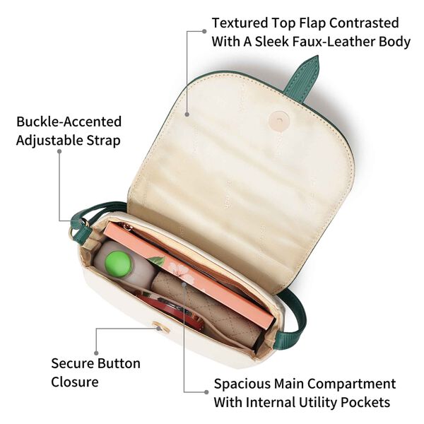 Fastrack RufflePlay green Sling - image number 9