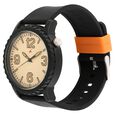 Fastrack Tees Quartz Analog Beige Dial Plastic Strap Unisex Watch - image number 1