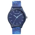 Fastrack Tie & Dye Quartz Analog Blue Dial Silicone Strap Watch for Guys - image number 1