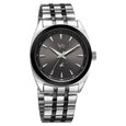 Fastrack Vyb Arcane Quartz Analog Black Dial Two Toned Color Metal Strap Watch For Guys - image number 2